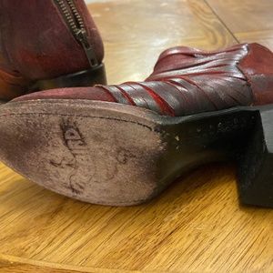 Freebird booties, size 8